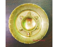 Sampurna Shri Kuber Yantra Brass Tortoise Decor