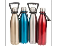 Stainless Steel Vacuum Thermos Bottle with Handle