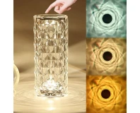 Crystal Table Lamp LED Touch Rose Lights