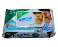 Sensitive Wet Wipes Pack of 90 pcs Wipes