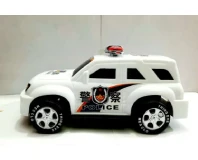 White Police Vehicle for Kids