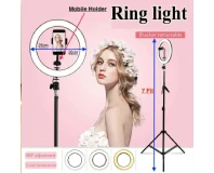 Selfie LED Ring Light with Tripod Stand 26 cm