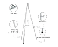 White Board and Notice Board Metal Triangle Stand