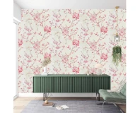 Wallpaper (Flower Design Printed Wallpaper)