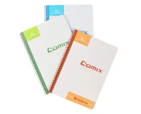Comix A5 Spiral Note Book 50 Sheets Pack of 12 pcs