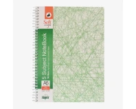 Shipra A5 Soft Green Cover 5 Subject Note Book