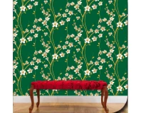 Wallpaper (Flower Design Pvc Cotted )