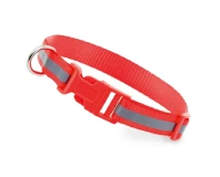 Reflective Red Color Adjustable Nylon Collar