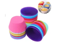 Silicone Muffin Cup Cake Mold Set of 6 pcs