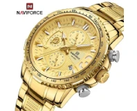 Navi Force NF8017 Golden Men Genuine Watch