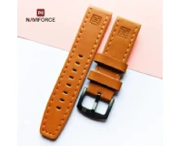 Navi Force NF9095 Brown Leather Strap for Watch