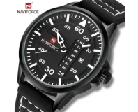 Navi Force NF9074 White Black Genuine Watch