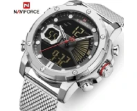 Navi Force NF9172 Silver Genuine Watch