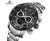 Navi Force NF9189 Silver Genuine Watch