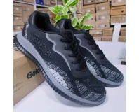 Goldstar P105 Black Grey Shoes for Men