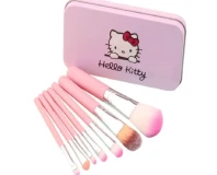 Hello Kitty Makeup 7pc Brush Kit with Storage Bag
