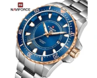 Navi Force NFS1004 Automatic Blue Silver Watch