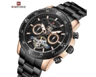 Navi Force NFS1001 Automatic Black Genuine Watch