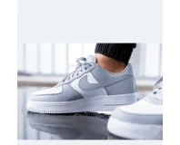 Nike Air Force Light Grey Sneakers Shoes for Men