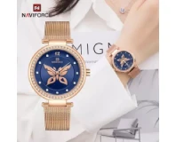 Navi Force NF5018 Blue Rose Gold Genuine Watch