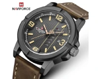 Navi Force NF9177 Brown Genuine Watch