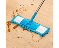 Extendable Dry Wet Microfiber Broom Mop