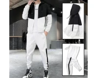 Summer Stretchable Wrinkle Jacket and Joggers