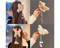 Korean Faux Fur Large Hair Claw Clip 1 pc