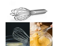 Stainless Steel Whisk Egg Beater Wire Blender