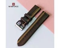 Navi Force NF8019 Brown Leather Strap for Watch