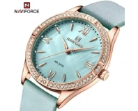 Navi Force NF5038 Light Blue Genuine Women Watch