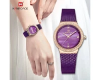 Navi Force NF5005 Purple Women Genuine Watch