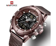 Navi Force NF9153 Coffee Genuine Watch