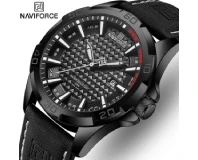 Navi Force NF8023 Black White Genuine Watch