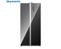 Skyworth SBS 500WBG Side by Side Refrigerator 430L