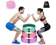 Unisex 3 In 1 Power Booty Resistance Hip Bands