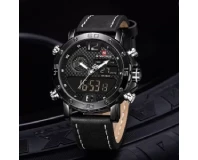 Navi Force NF9134 Black White Genuine Watch