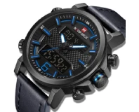 Navi Force NF9135 Blue Black Genuine Watch