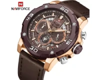 Navi Force NF9175 Coffee Genuine Watch