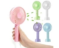 Mini Portable Rechargeable Fan with Stand 3 Speed