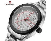 Navi Force NF9210 Silver Genuine Watch