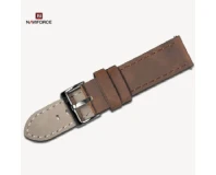 Navi Force NF9128 Brown Leather Strap for Watch