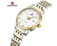 Navi Force NF9228 White Golden Genuine Watch