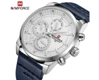 Navi Force NF9148 White Blue Genuine Watch