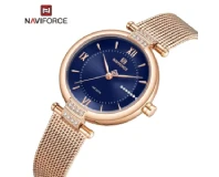Navi Force NF5019 Blue Rose Gold Genuine Watch