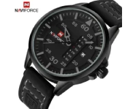 Navi Force NF9074 Greyish Black Genuine Watch