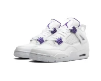 Jordan 4 Retro Metallic Purple Sneakers for Men