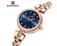 Navi Force NF5034 Blue Rosegold Genuine Watch