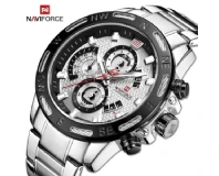 Navi Force NF9165 Silver Genuine Watch