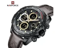 Navi Force NF9197 Brown Genuine Watch